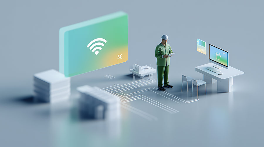 Infrastructures réseau et gestion des SI - Image générée par IA