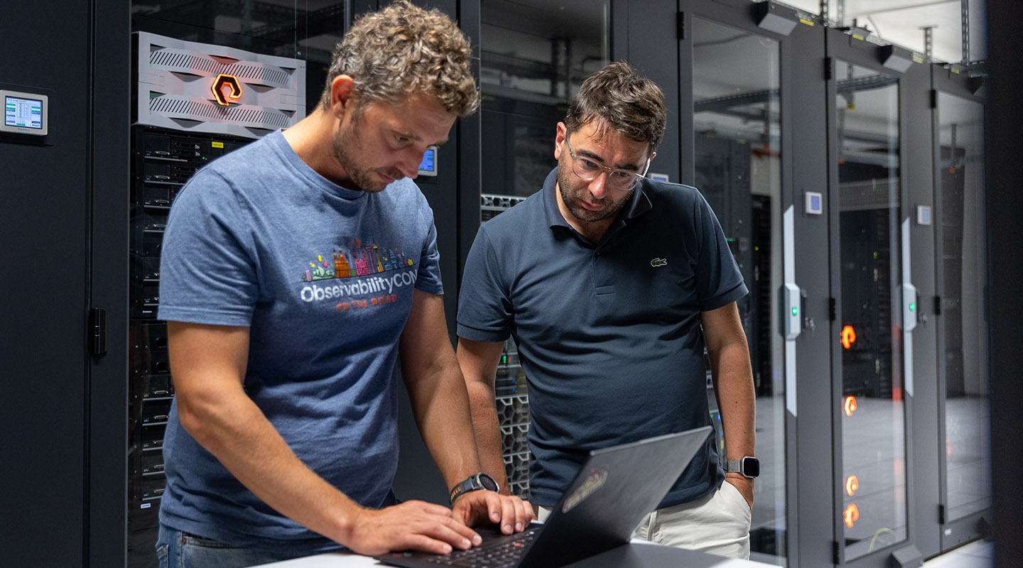 Intervention de maintenance dans le datacenter Proginov