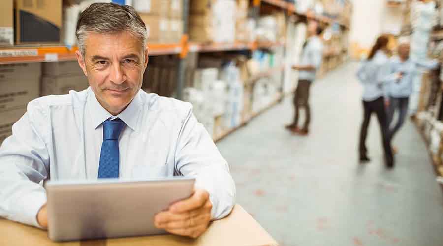 Checking stocks in a warehouse